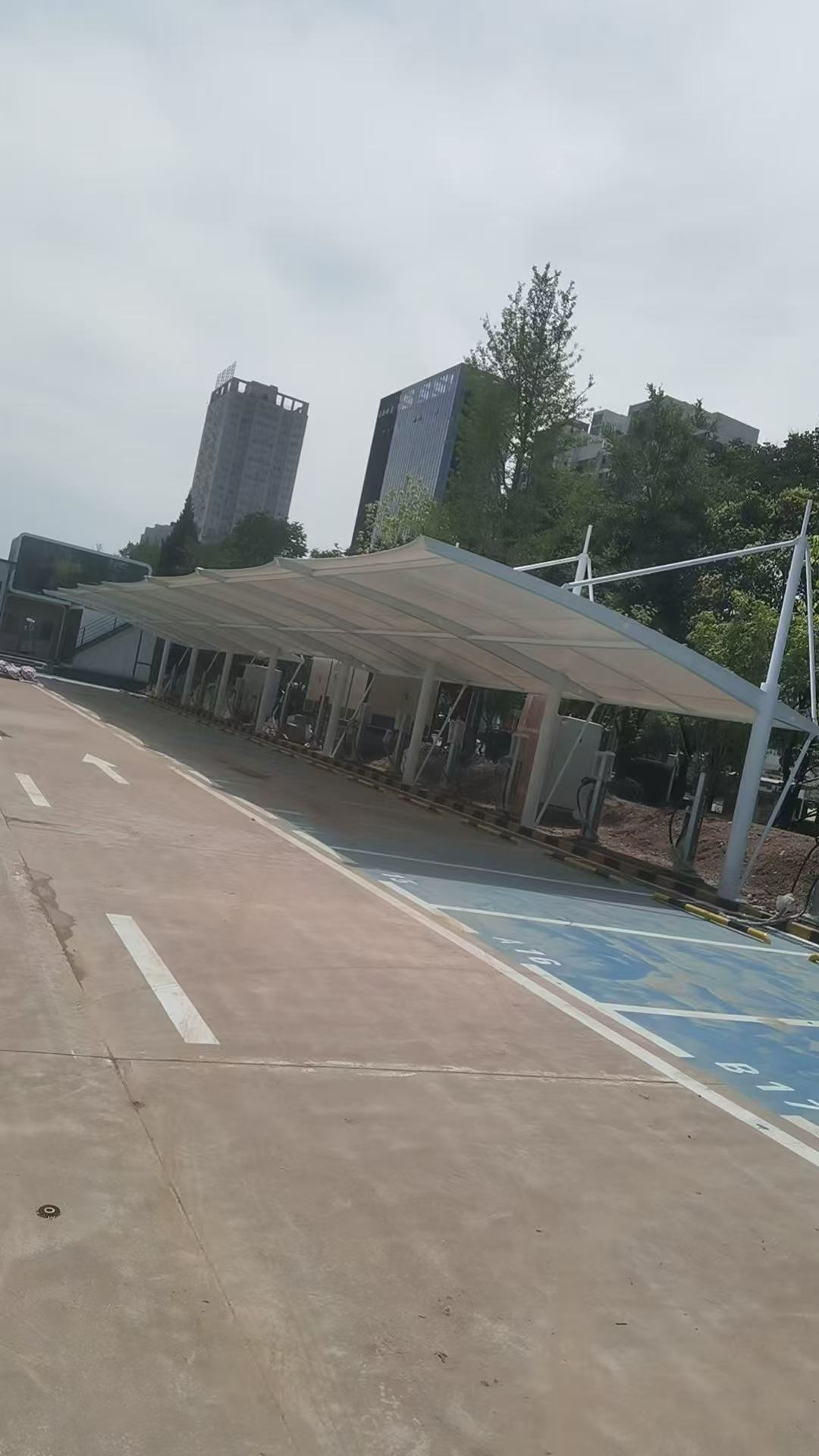 充电桩双位车棚